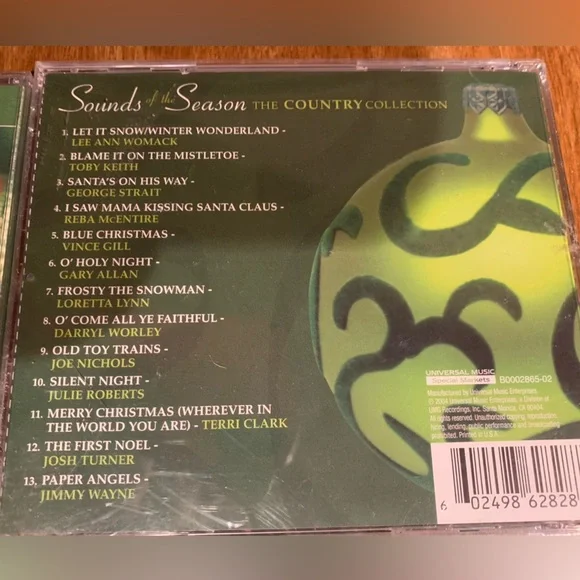 Sounds Of The Season Country Collection 2003 Christmas 2 CDs - New in plastic - Picture 5 of 8